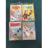 4 x D.C. Thomson and Co. The Beano Annual 1972,1973,1974 and 1975