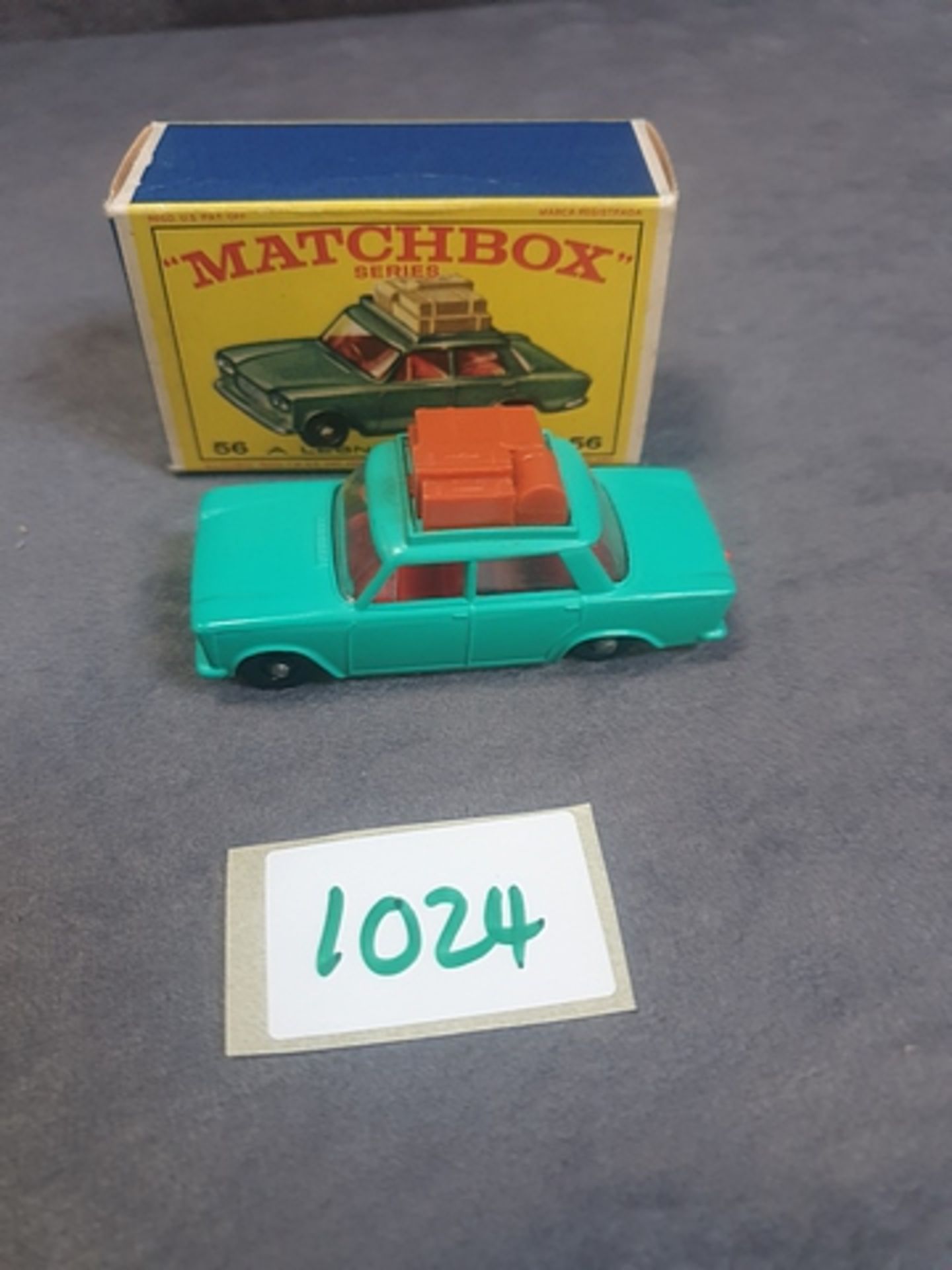 Matchbox Lesney # 56 Fiat 1500 in a crisp Box - Image 2 of 2