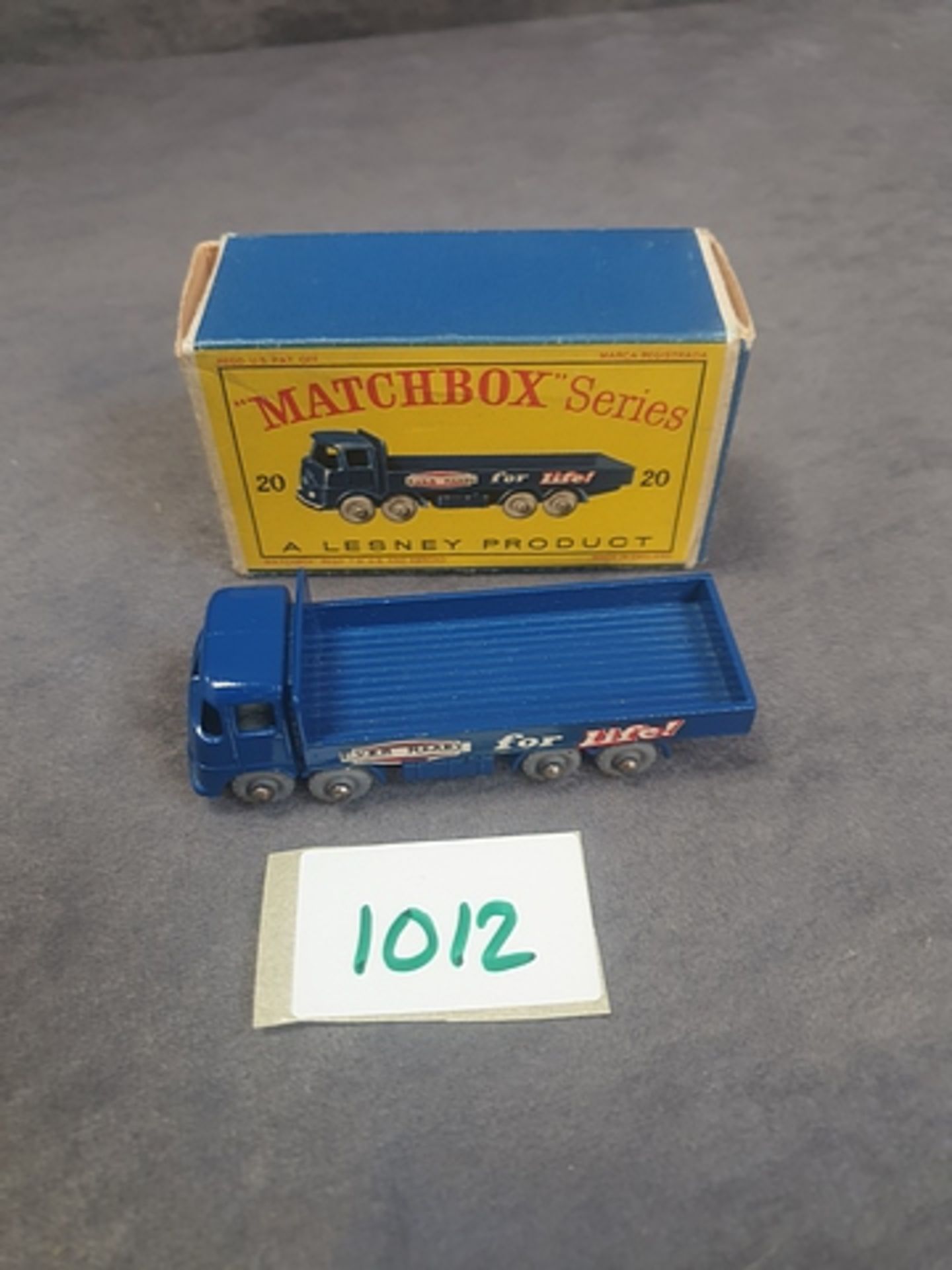 Matchbox Lesney # 20 Transport Truck mint model in a Box - Image 2 of 2