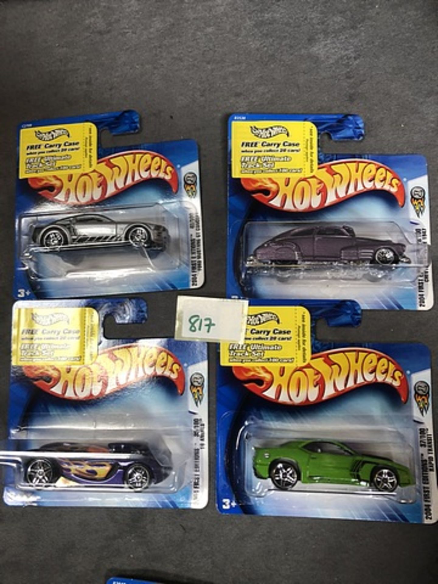 4 X Hotwheels Cars From The 2014 First Editions Set Comprising Of; #28/100 Chevy Fleetline 1947 #