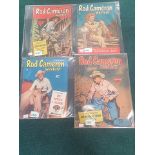 4 x Rod Cameron Comic Issues comprising of Rod Cameron Western #8 (circa 1950) L. Miller & Son, 1950