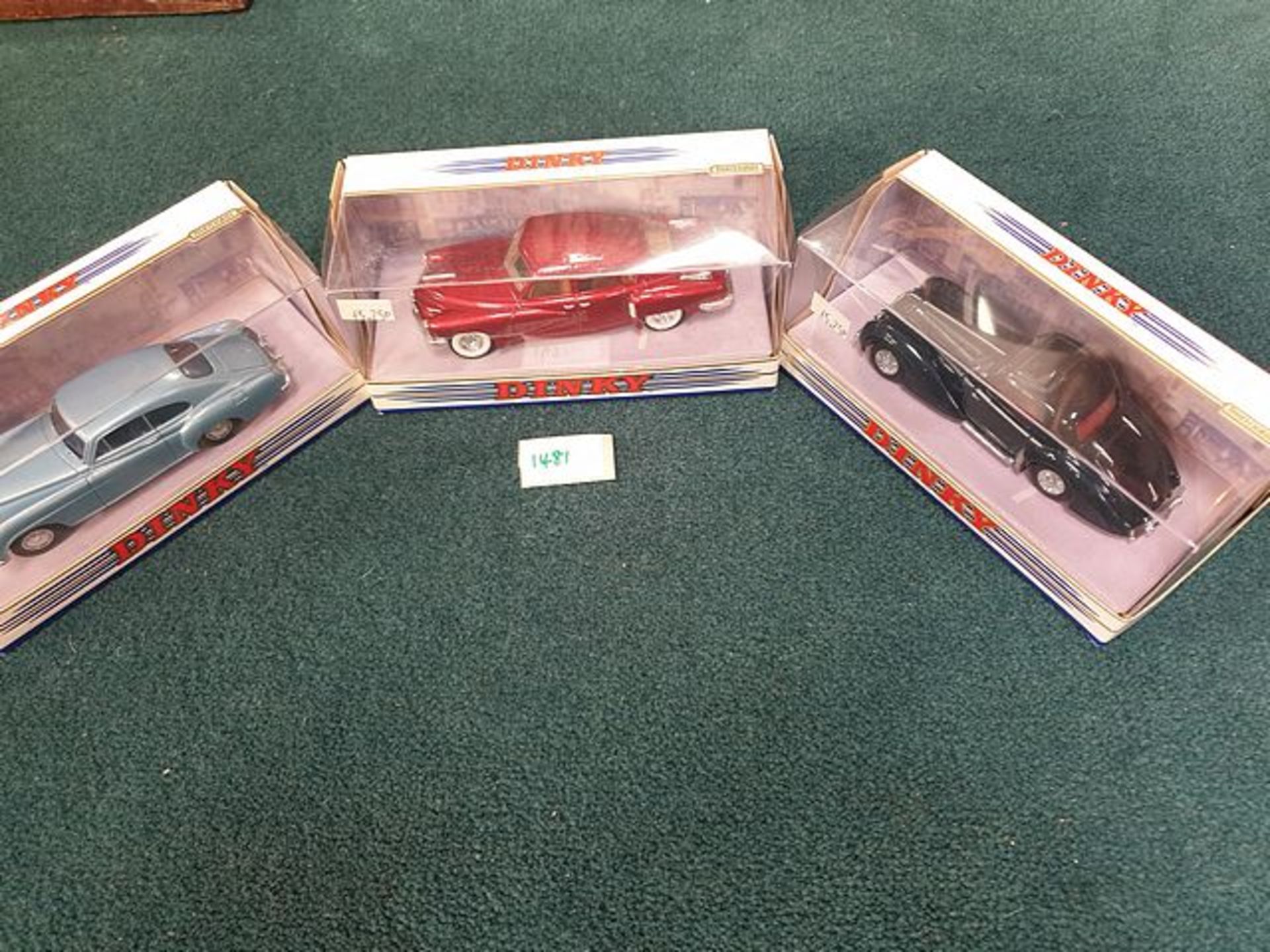 3 X Matchbox Dinky Diecast Number #DY-13 1955 Bentley 'R' Continental #DY-14 Delahaye 145 & #DY-11