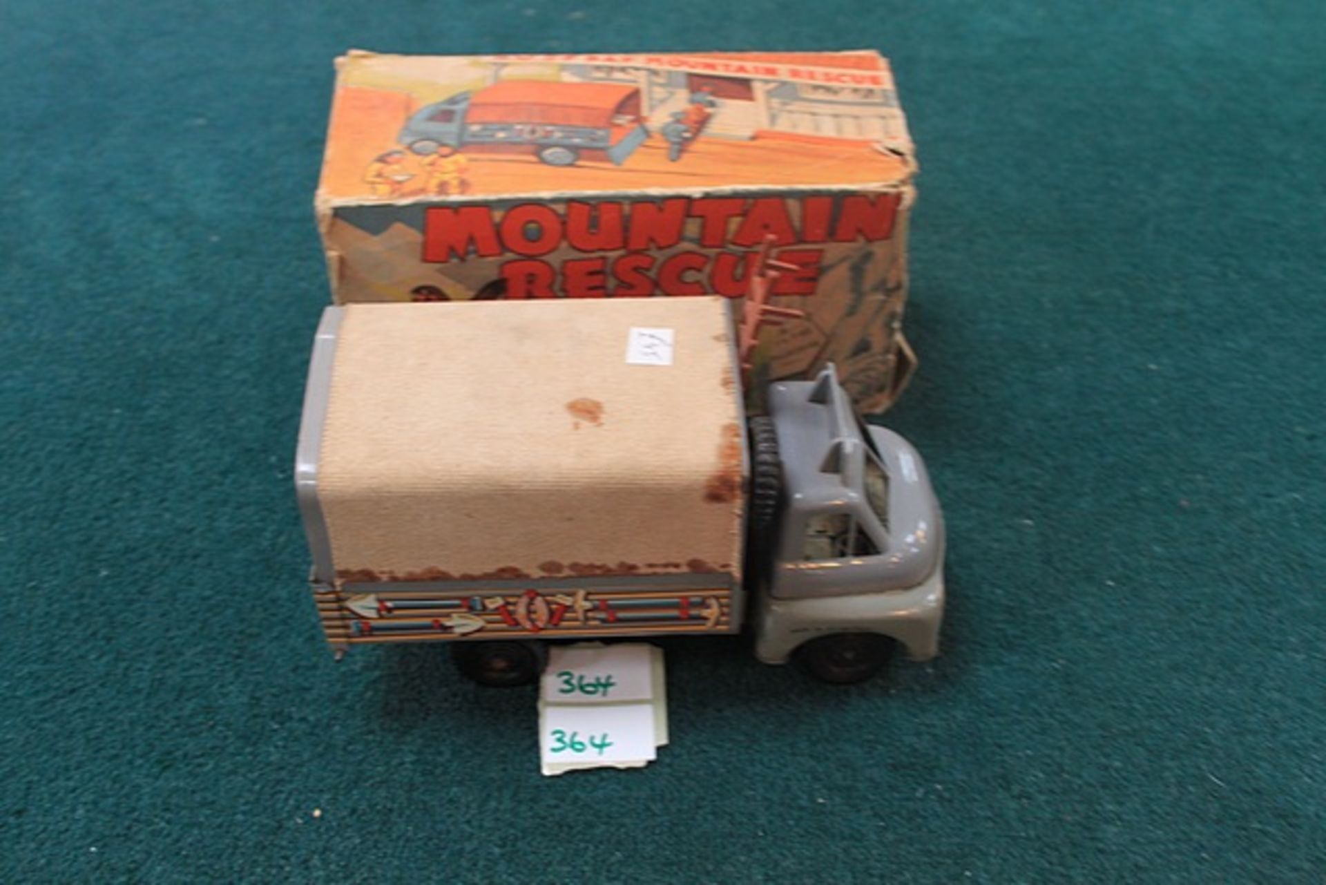 Welsotoys (Wells-Brimtoy) model 9/620 Mountain Rescue Truck Complete With Box (Box Is Damaged)