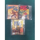 3 x Billy the Kid Comic Issues comprising of Billy the Kid Adventure Magazine #2 World Distributors,