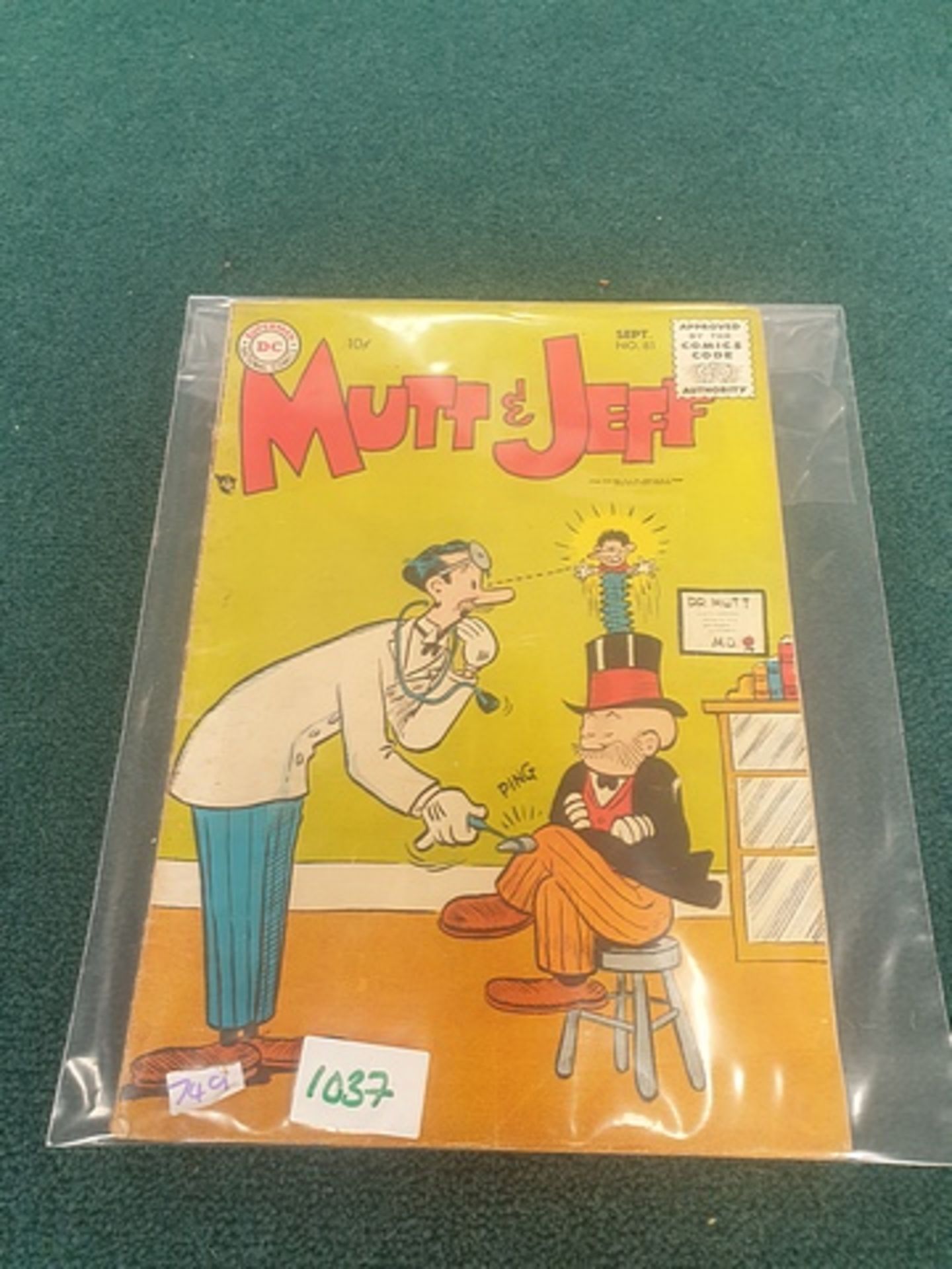 Mutt & Jeff #81 (September 1955) DC, 1939 Series (RG749)