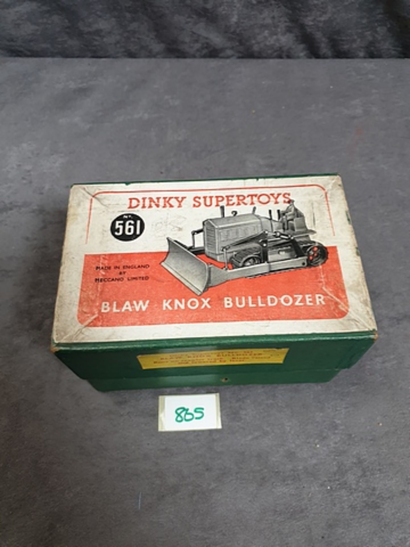 Dinky Diecast Toys #561 Blaw Knox Bulldozer Complete In Box - Image 2 of 2