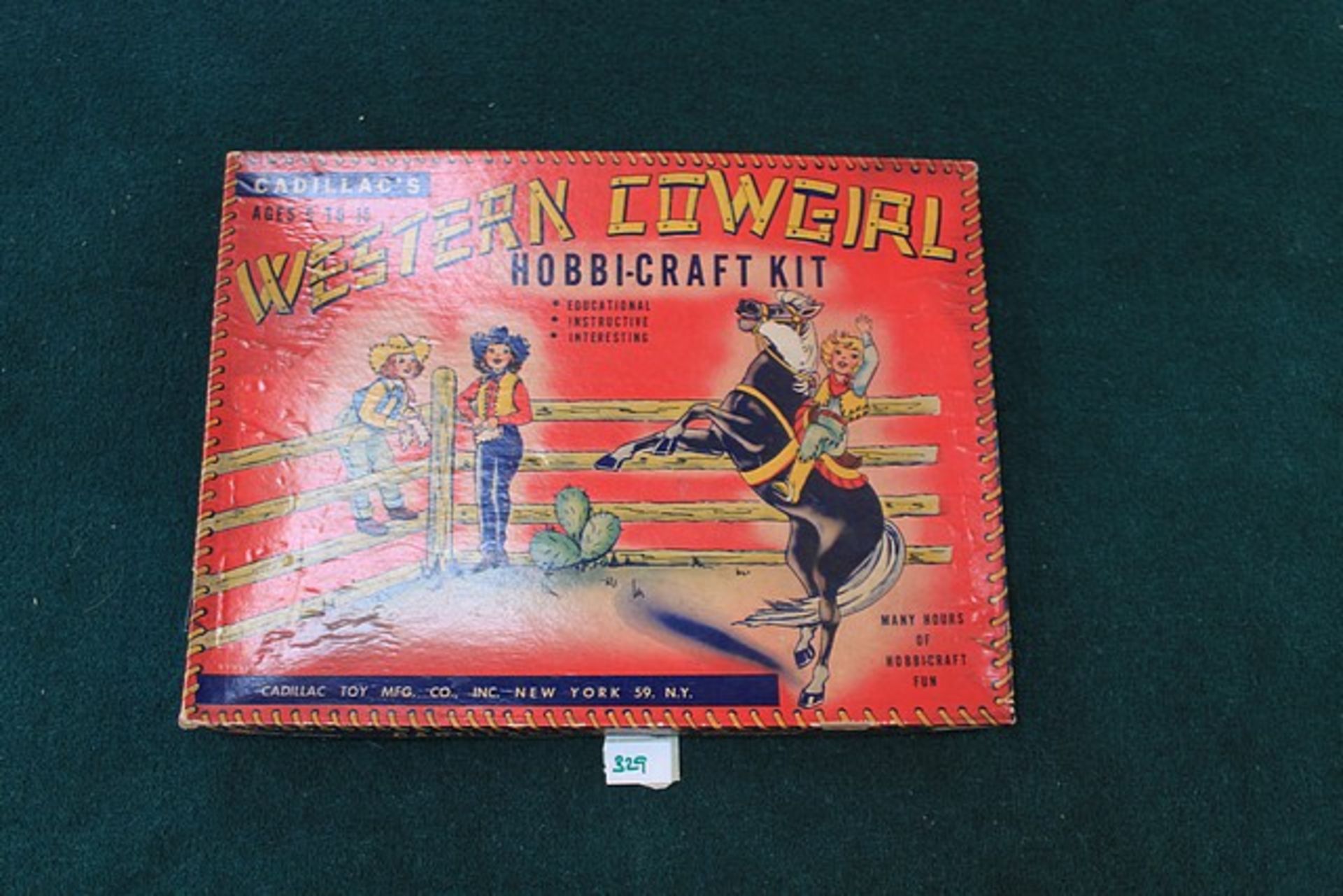 Hobby Craft Kit #103 Cadillac's Western Cowgirl Made In New York Complete In Box