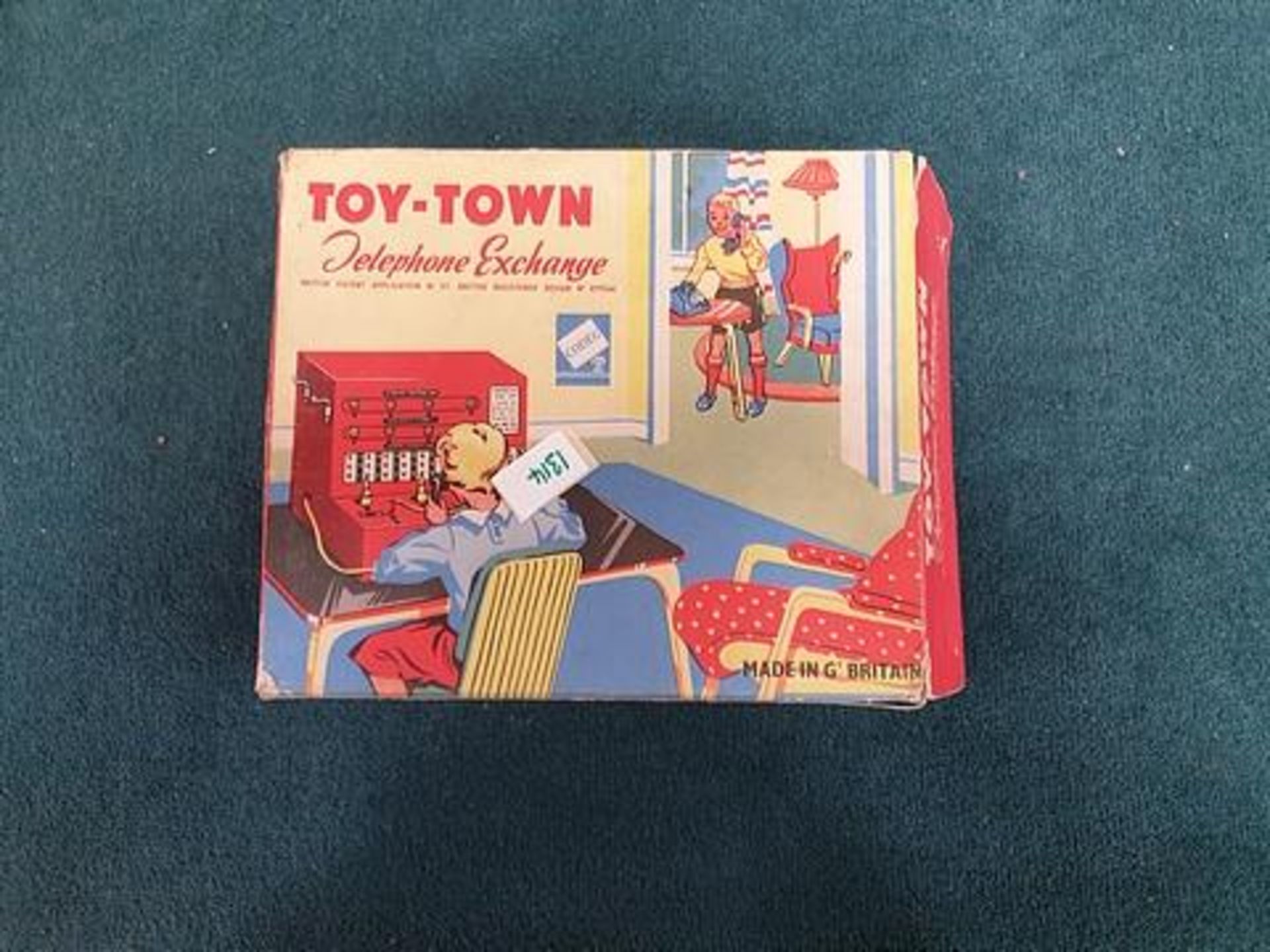Codeg Toy Town Telephone Exchange 1950s Complete With Box - Image 2 of 2