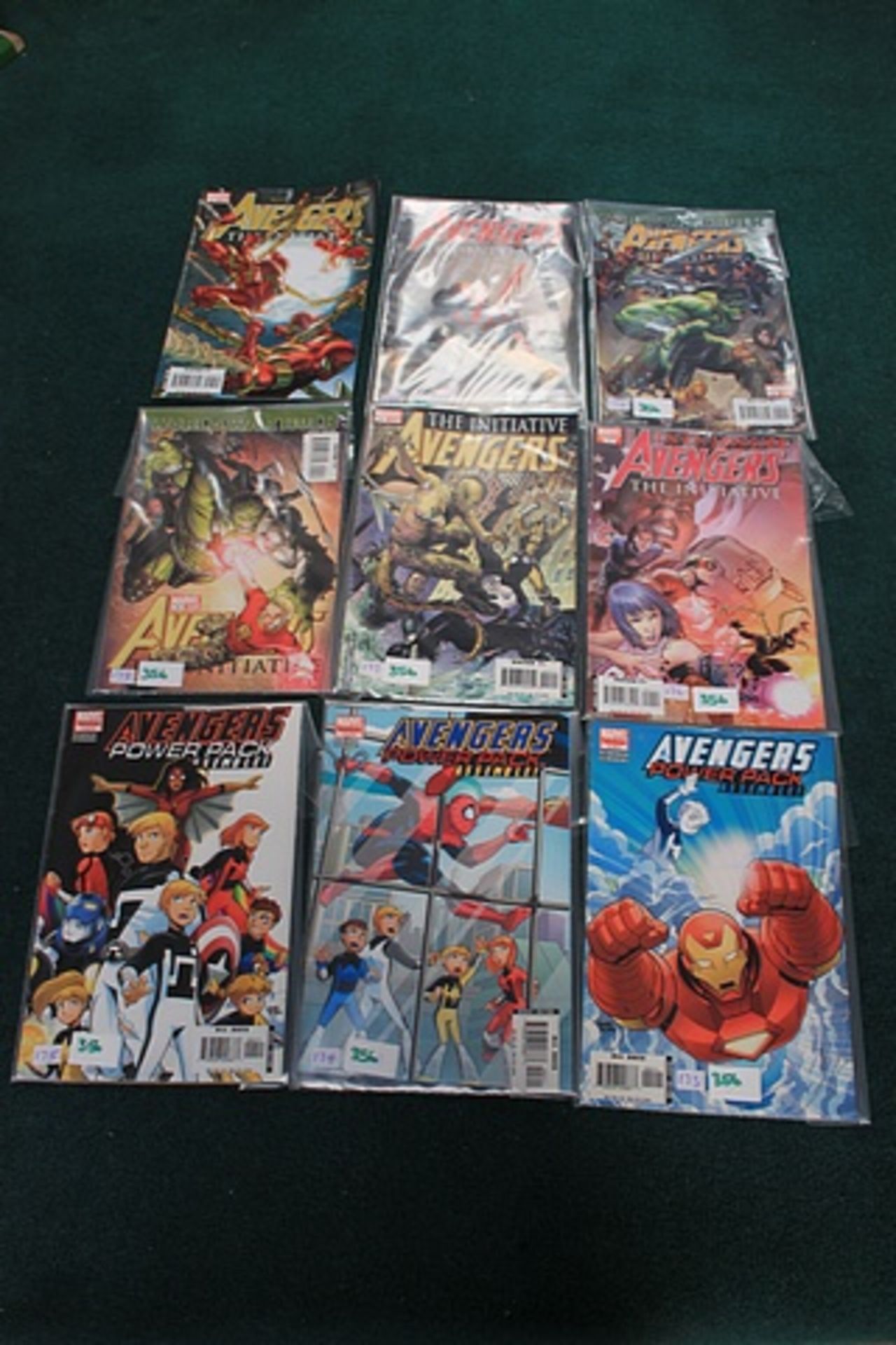 9 x issues Marvel Avengers Marvel Avengers And Power Pack Assemble! #2 The Greate$T Reward Jul-06 (