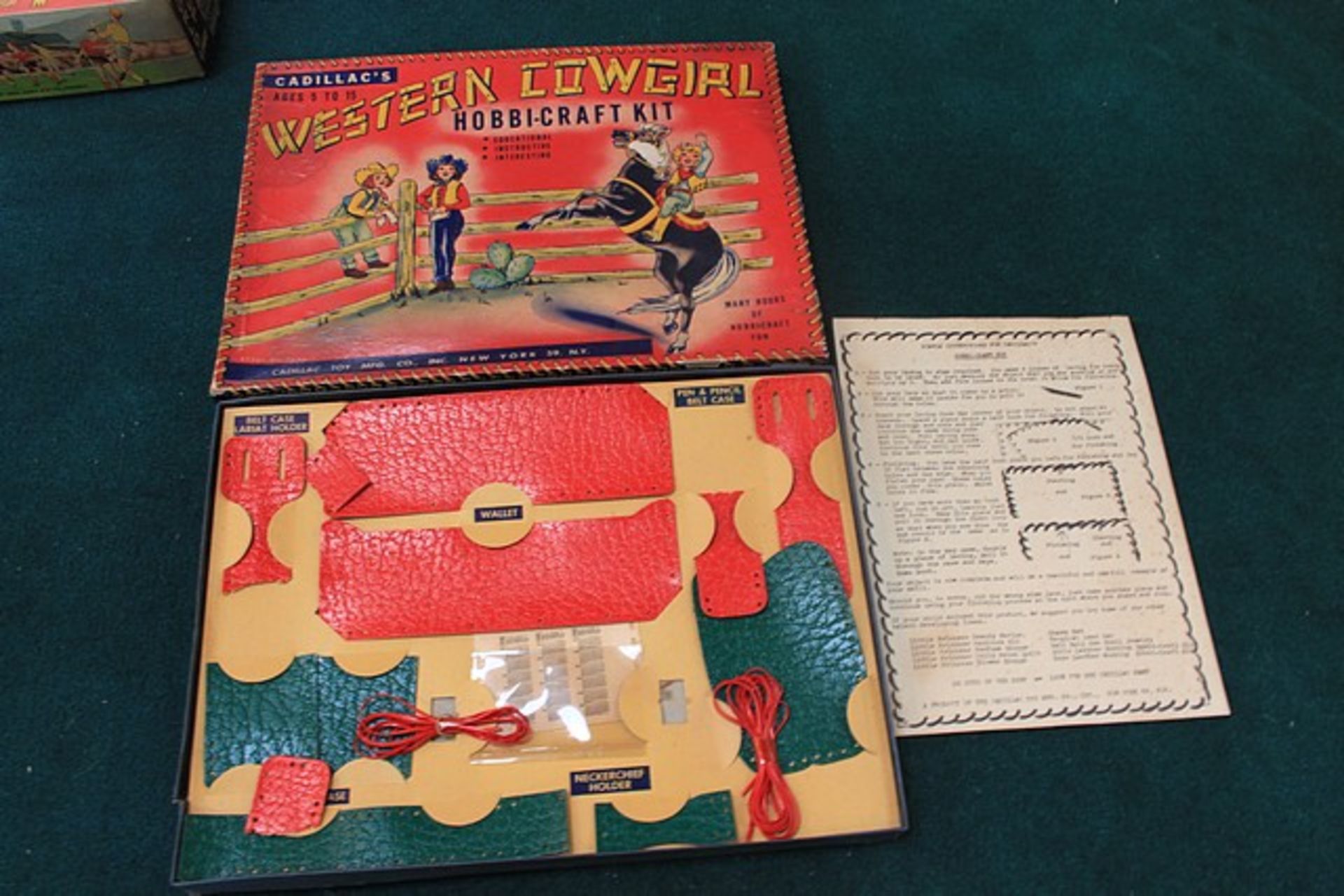 Hobby Craft Kit #103 Cadillac's Western Cowgirl Made In New York Complete In Box - Image 2 of 2