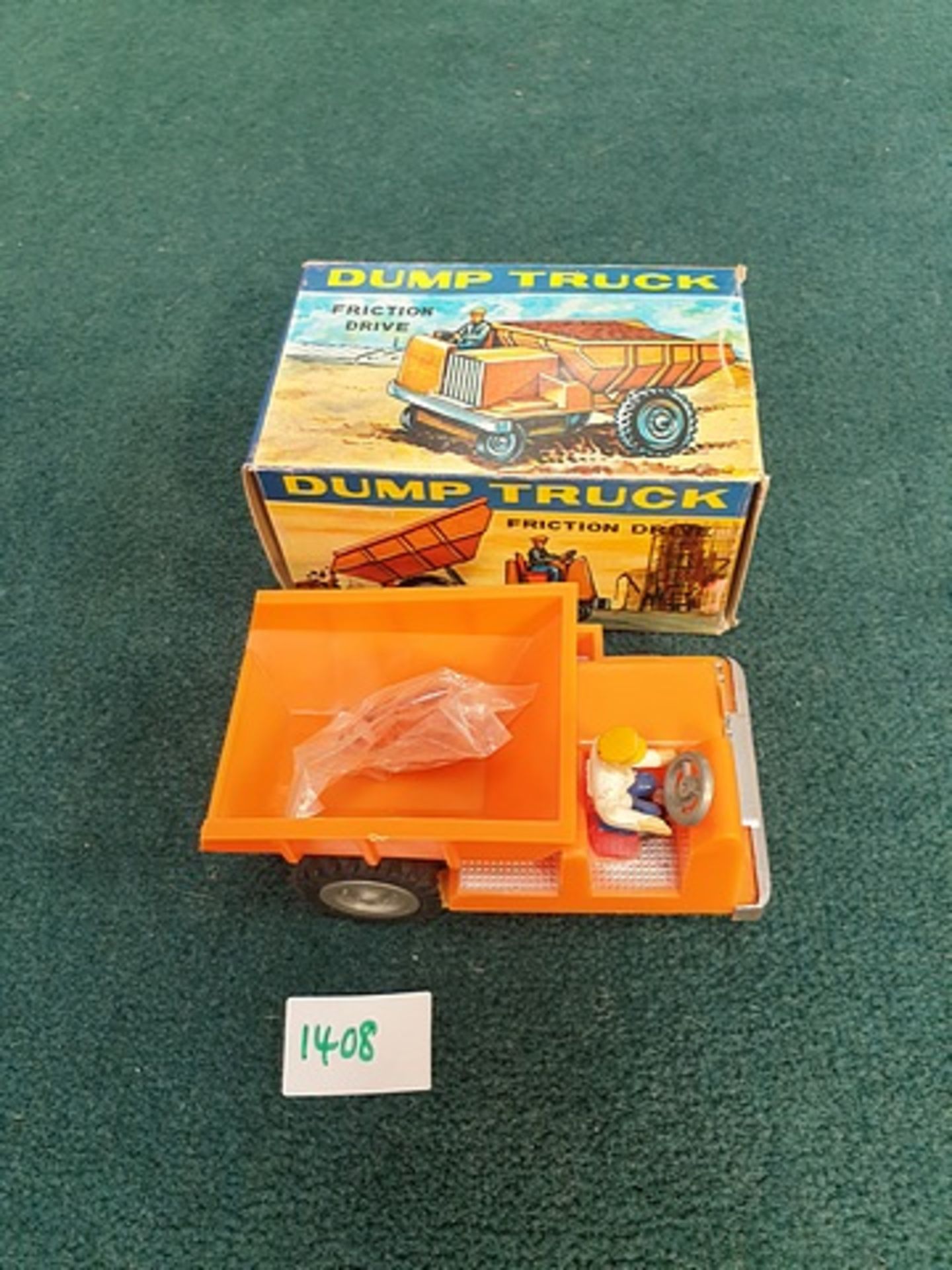 MM (Hong Kong) # 401 Friction Drive Dump Truck Complete With Box - Image 2 of 2