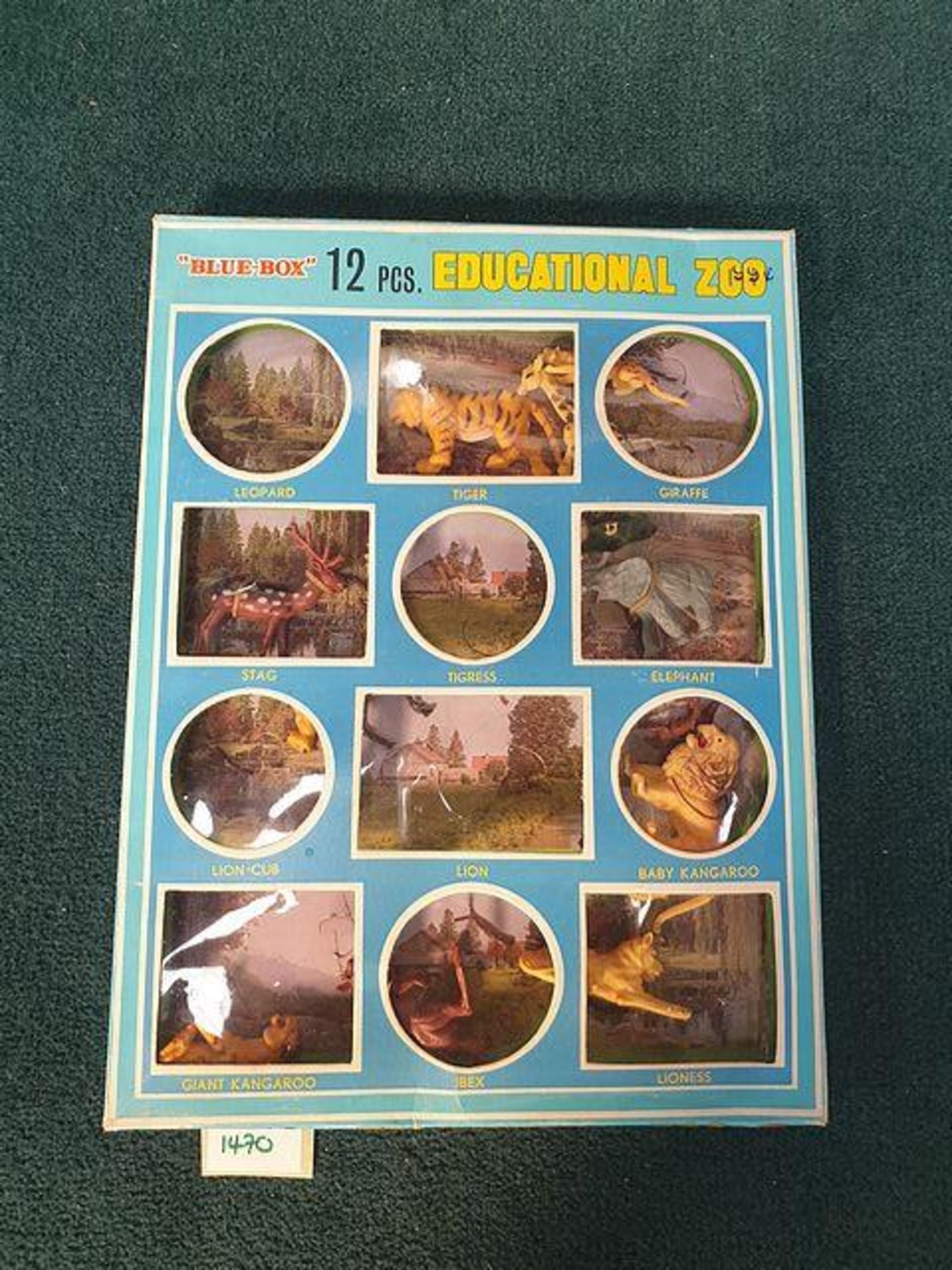 Blue Box International #6001 12 Piece Educational Zoo Complete In Box - Image 2 of 2