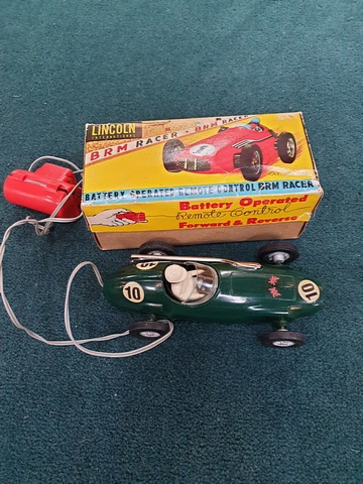 Lincoln International # 5926 Battery Operated Remote Control BRM Racer Complete With Box - Image 2 of 2