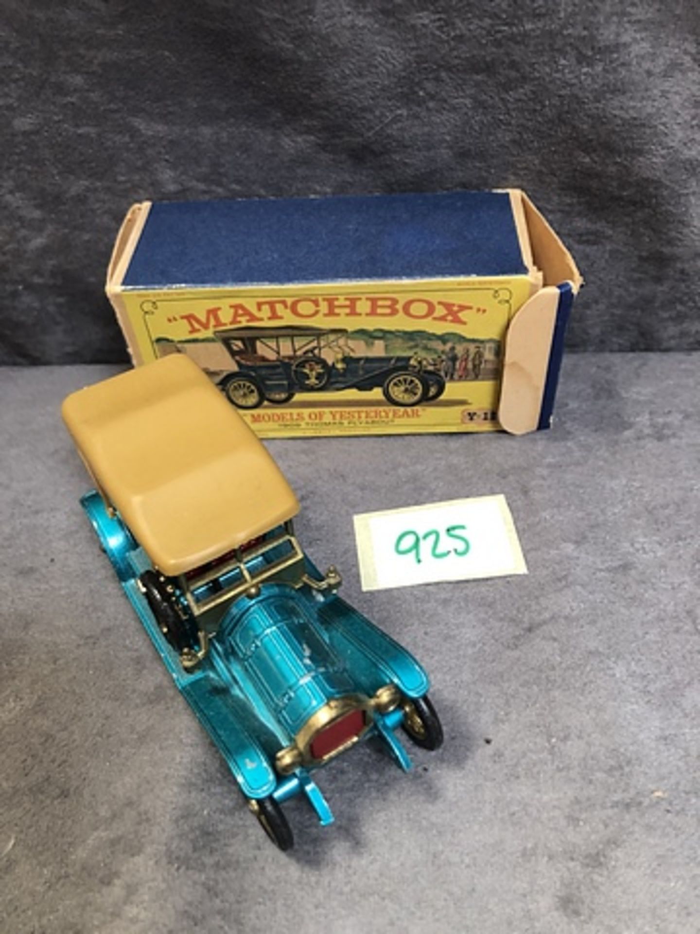 Matchbox Lesney Diecast #Y-12 1909 Thomas Fly About Complete With Box - Image 2 of 2