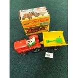 Telsalda Friction Drive Farm Tractor & Trailer Complete With Box