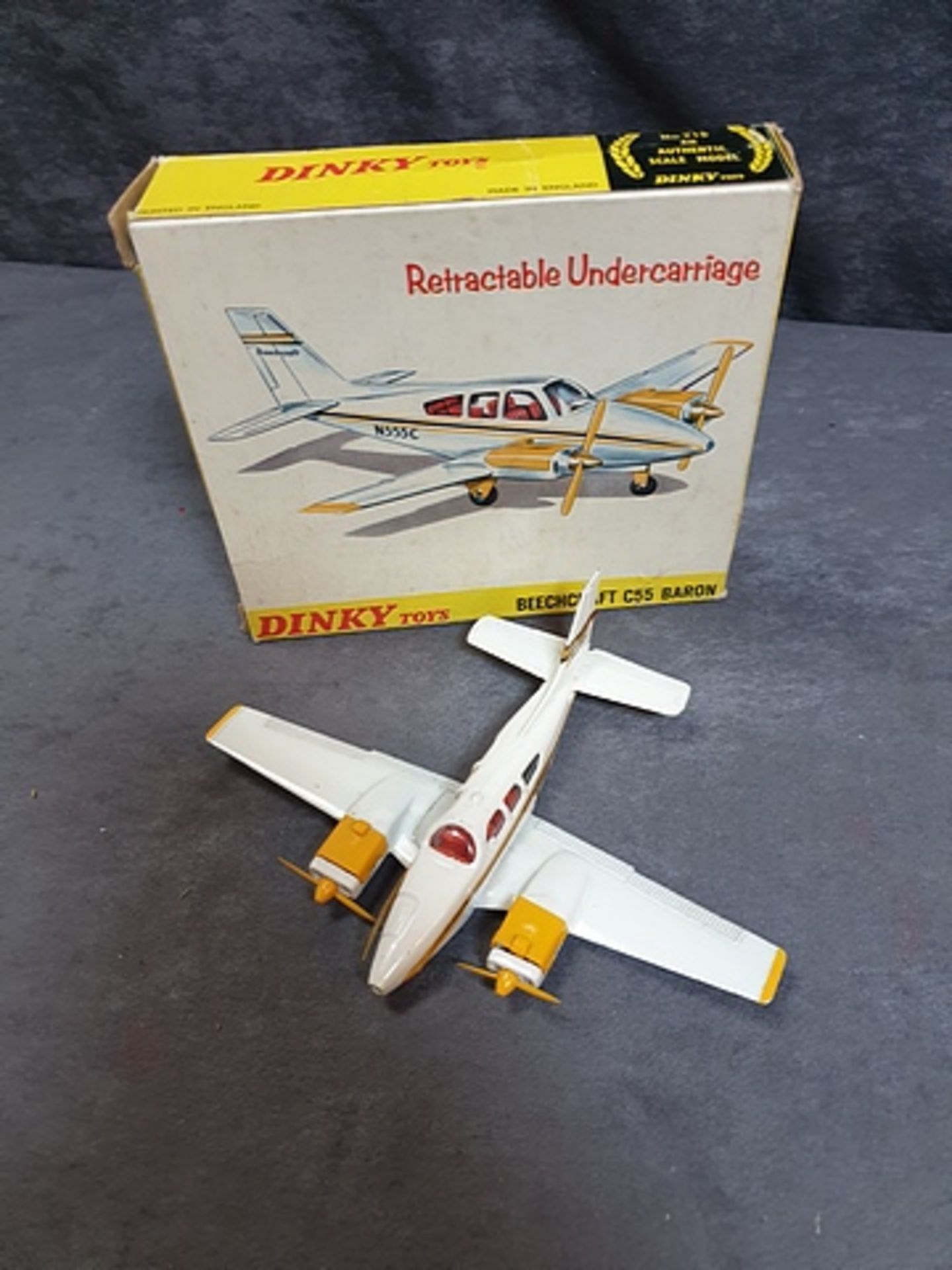 Dinky Diecast Toys #715 Beechcraft C55 Baron Complete In Box