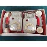 VLPA (Italy) Battery Operated Telephone Set Made In Italy Complete With Box (Box Is Damaged)