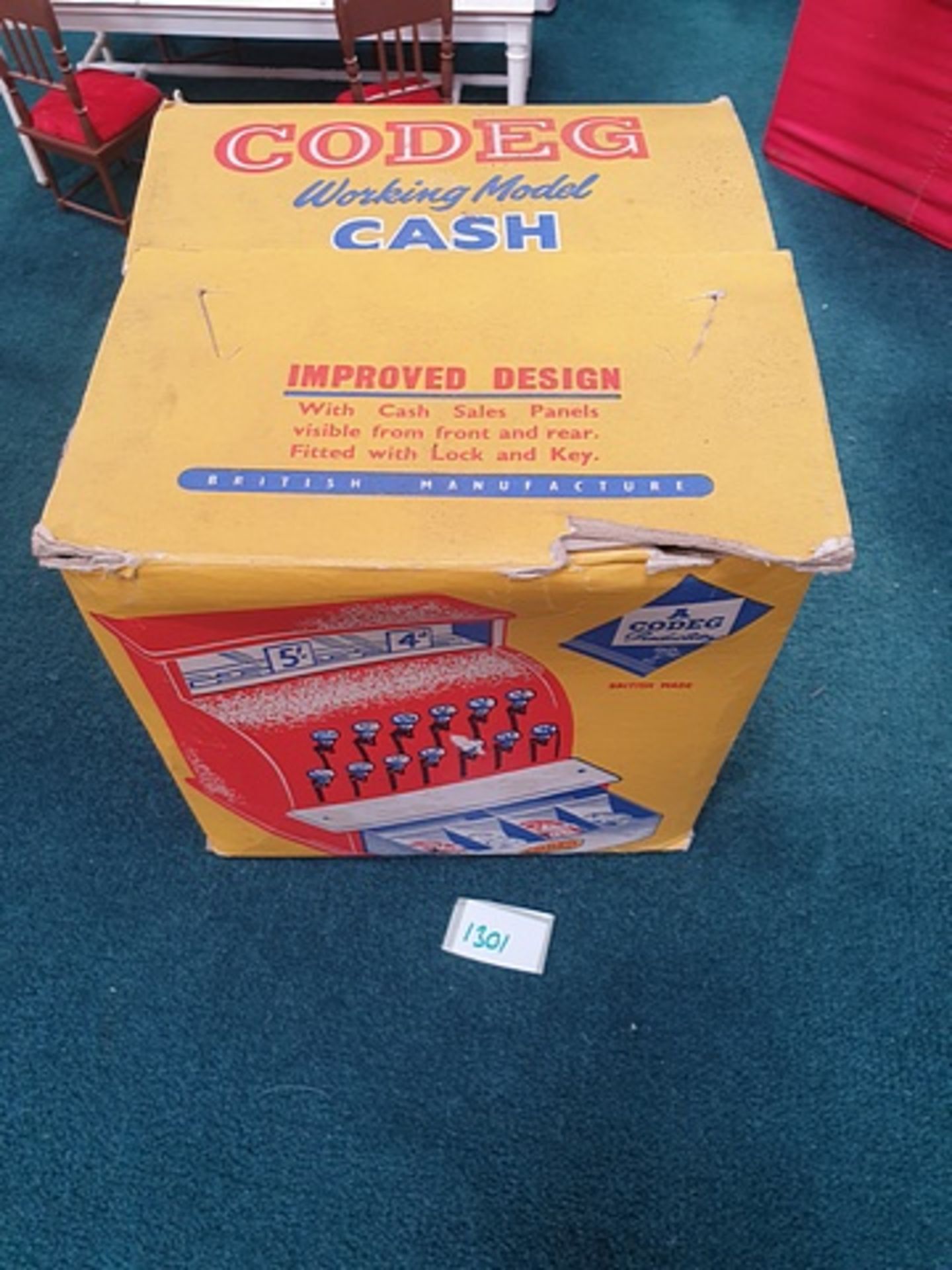 A Codeg Production Cash Register With Toy Money Complete In Box - Image 2 of 2