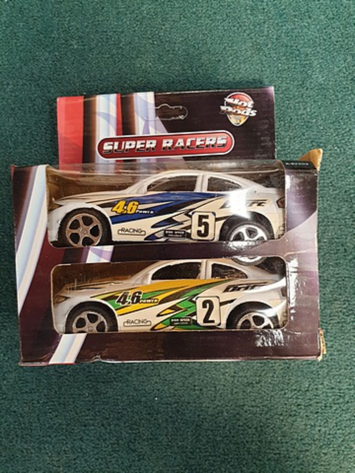 Super Racers 2 Classic Racing Cars # 88207-A Complete In Box - Image 2 of 2
