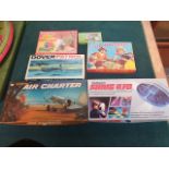 6 x various board games consisting of; Wimbledon, Table Tennis Set, Football game, Dover Patrol, Air