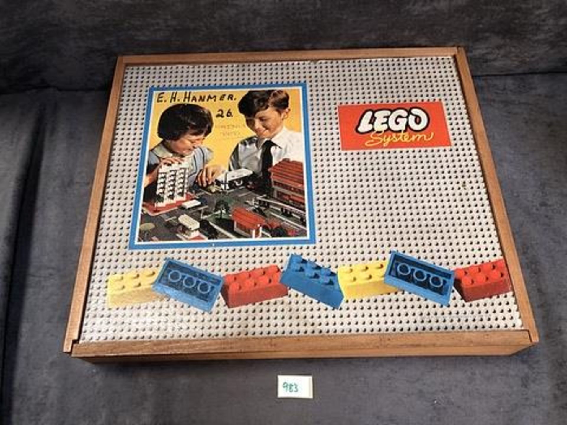 Lego Systems Large Wooden Box - Image 2 of 2