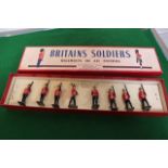 W Britain #76 Diecast Britains Soldiers Regiments Of All Nations Middlesex Regiment Complete With