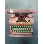 Mettoy METTYPE junior typewriter 1950s tin junior typewriter