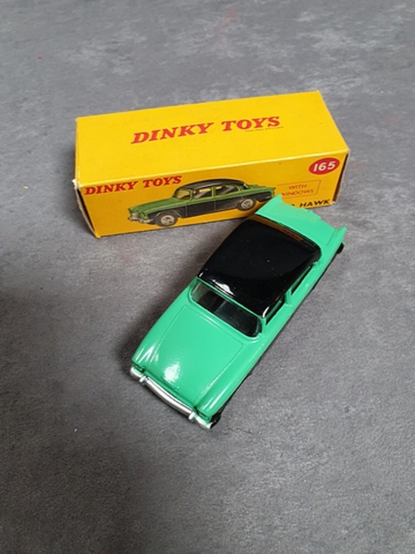 Dinky Diecast Toys #165 Spanish Humber Hawk model is in mint condition in a crisp box - Image 2 of 2