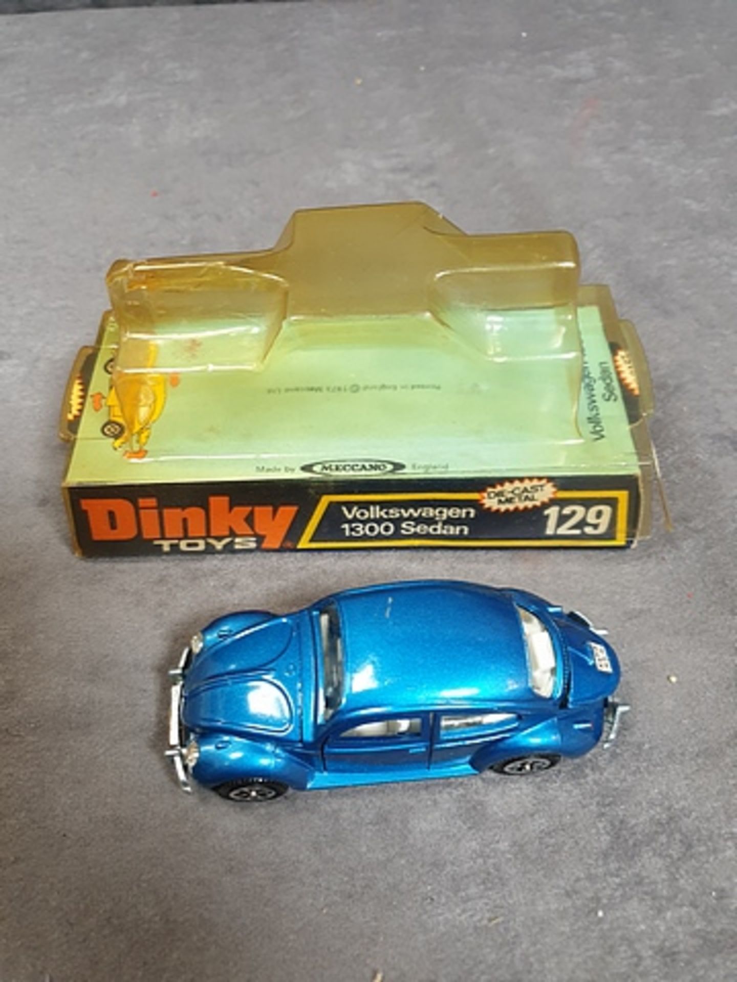 Dinky Diecast Toys #129 Volkswagen 1300 Sedan Complete In Box