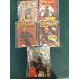 5 x Rocky Lane Wester Series Comics comprising Rocky Lane Western #63 L. Miller & Son, 1950 Series