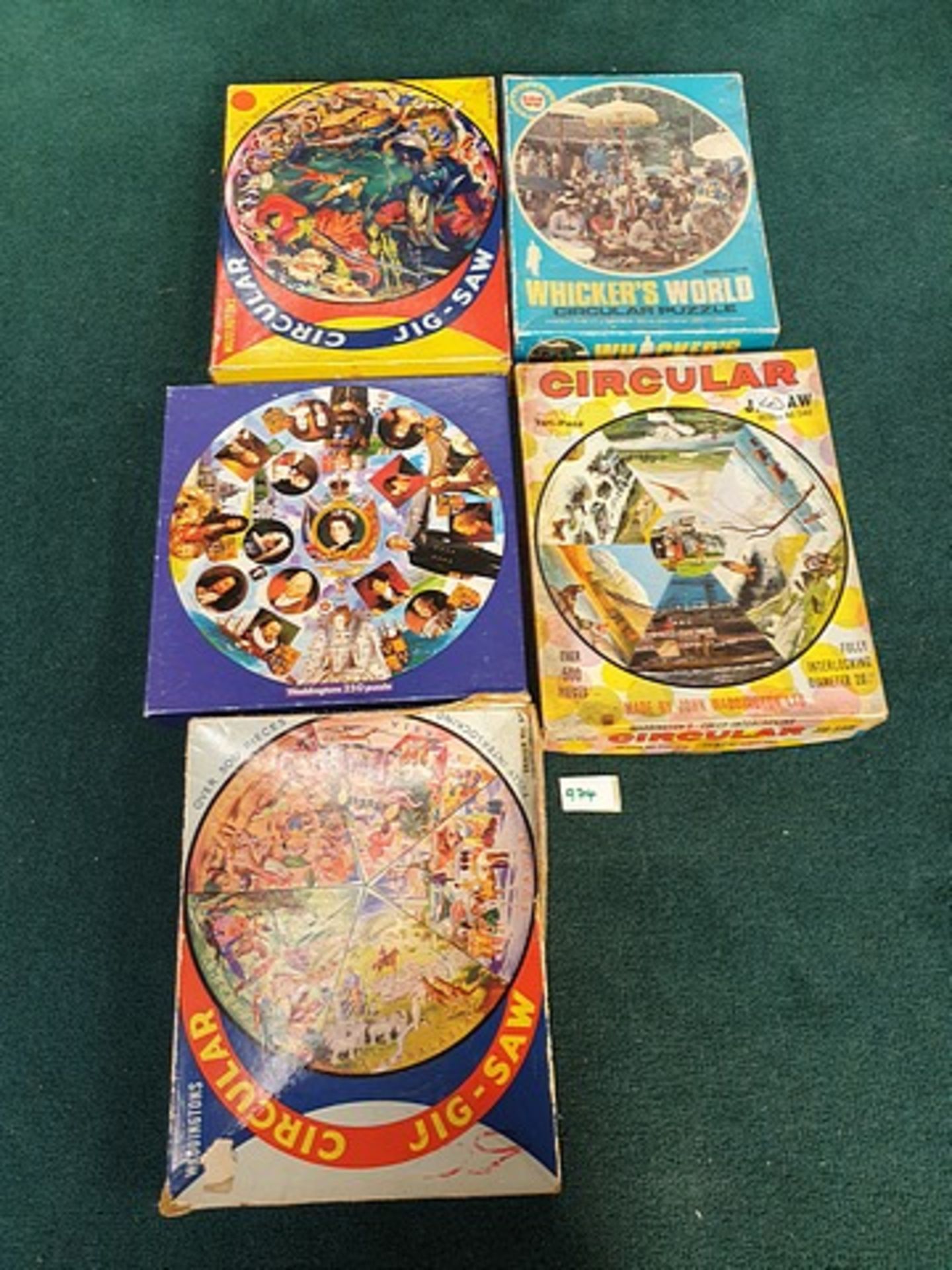 5 X Jigsaw Puzzles All Boxed