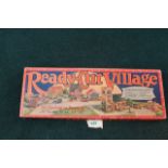 1930's/40's RARE Ready Cut Village No Cutting Or Pasting All Ready To Be Set Up Model Village