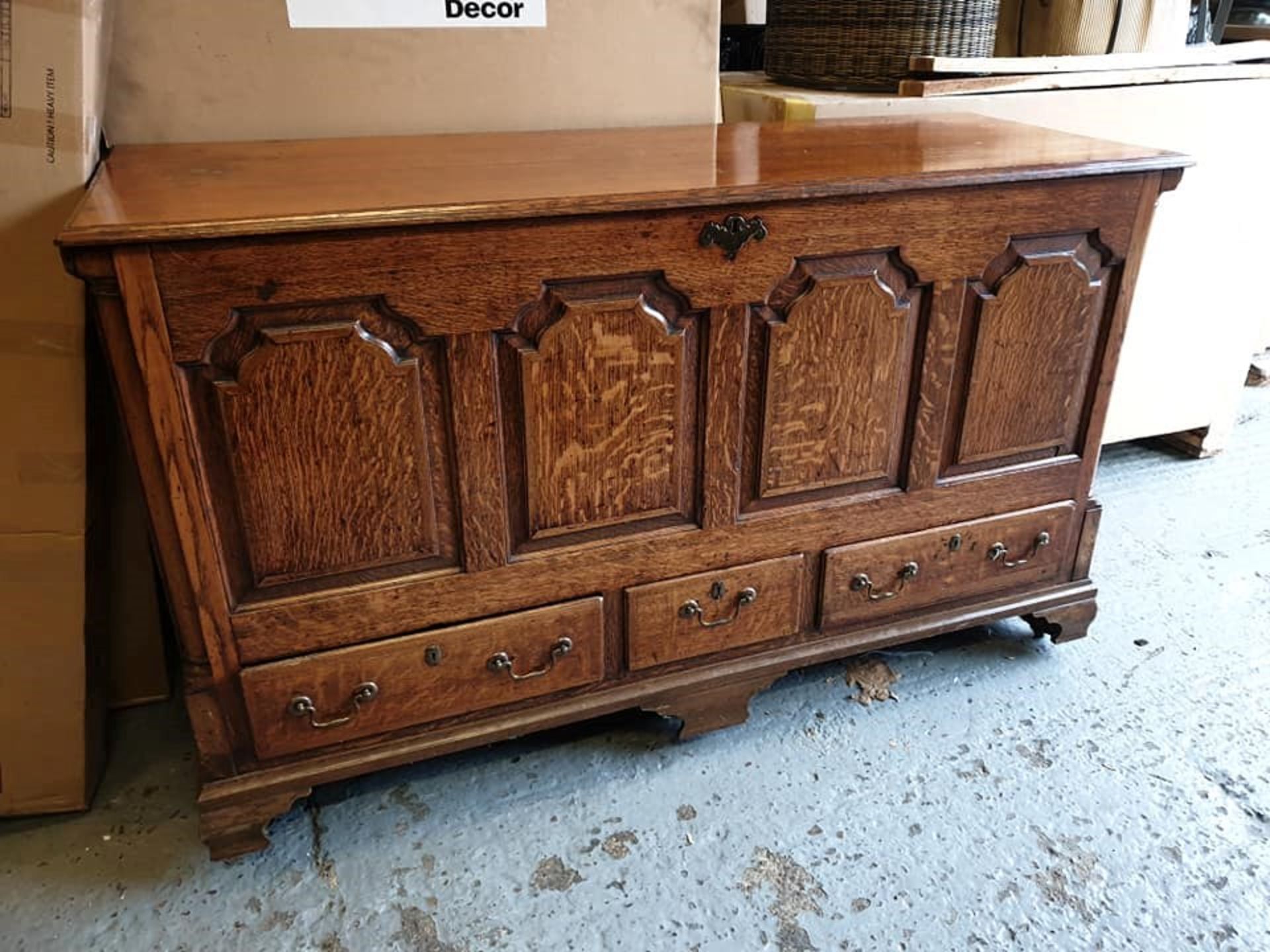 Oak Coffer Chest