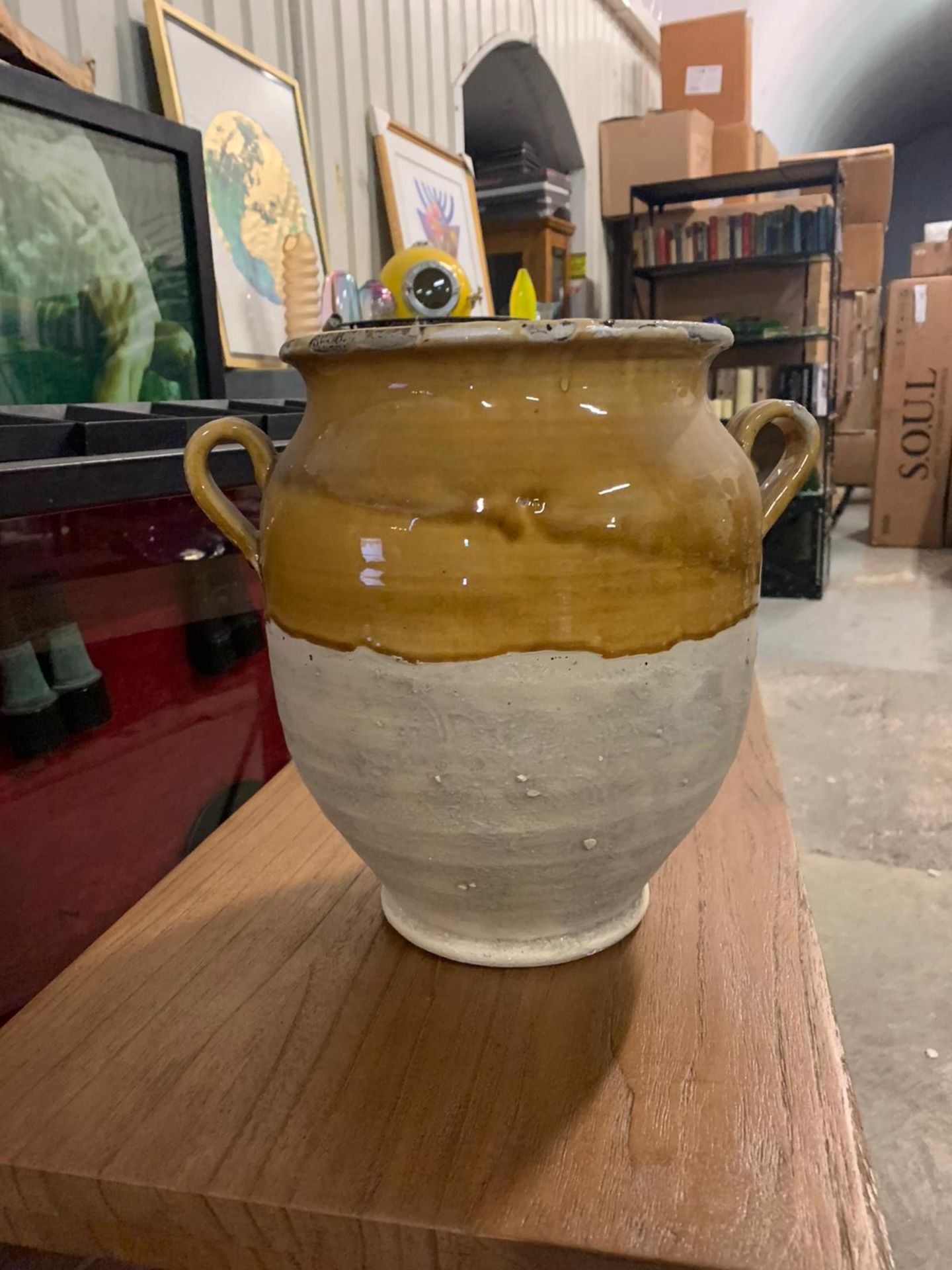 Antique Weathering Jar Large The Pots Are Handcrafted And Take Up To Six Weeks To Make We Blend Fine