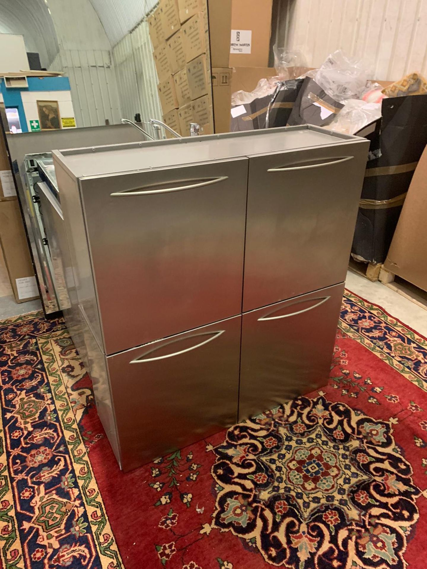 Small Kitchen Dinerette Comprising Stainless Steel RHS Sink Basin And Faucet 2 X Electric Boiling - Image 6 of 7