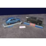 2x Norev Diecast models in boxes comprising of; 794 Citroen BX in Blue & Citroen BX in Black