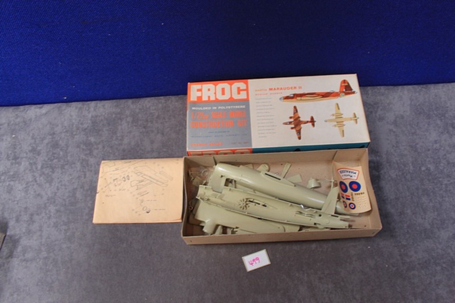 Frog Authentic Scale 1/72 Models Cat No 338P Martin Marauder II with instructrions in box - Image 2 of 2