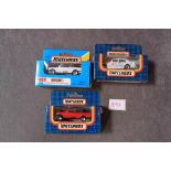 3x Matchbox BMW Mint Models Comprising Of; No 31 BMW Serie 5 Rally Car In Box, No 39 BMW Cabriolet