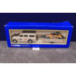 Corgi Collection Set Diecast # 60006 Land Rover Defender, Trailer And Racing Mini In Box