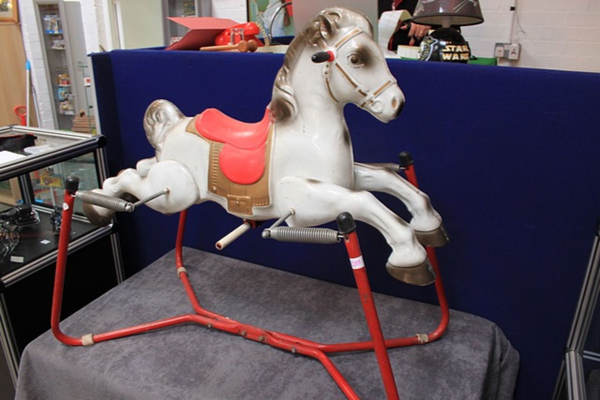 Mobo Prairie King 1950's Metal Rocking Horse - Image 3 of 3