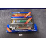 3x Corgi Superhaulers diecast in boxes comprising of; TY86602 Scania Cab & Fuel Tanker - Esso,