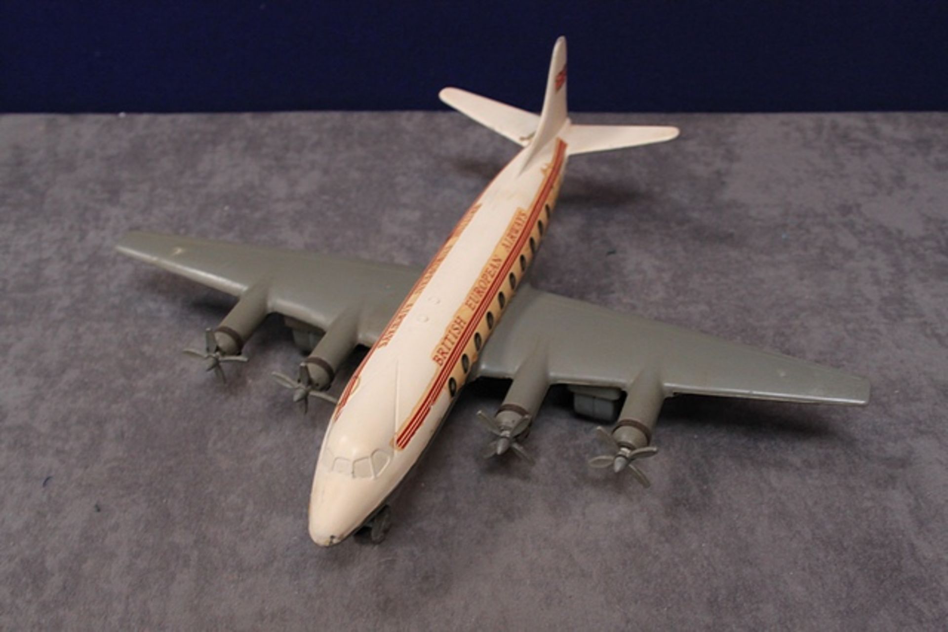 Mettoy Plastic British European Airways Plane Made In Gt Britain - Image 2 of 2