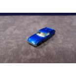 Mint Matchbox Superfast Diecast # 5 Lotus Europa Dark Metallic Blue With Narrow Wheels In