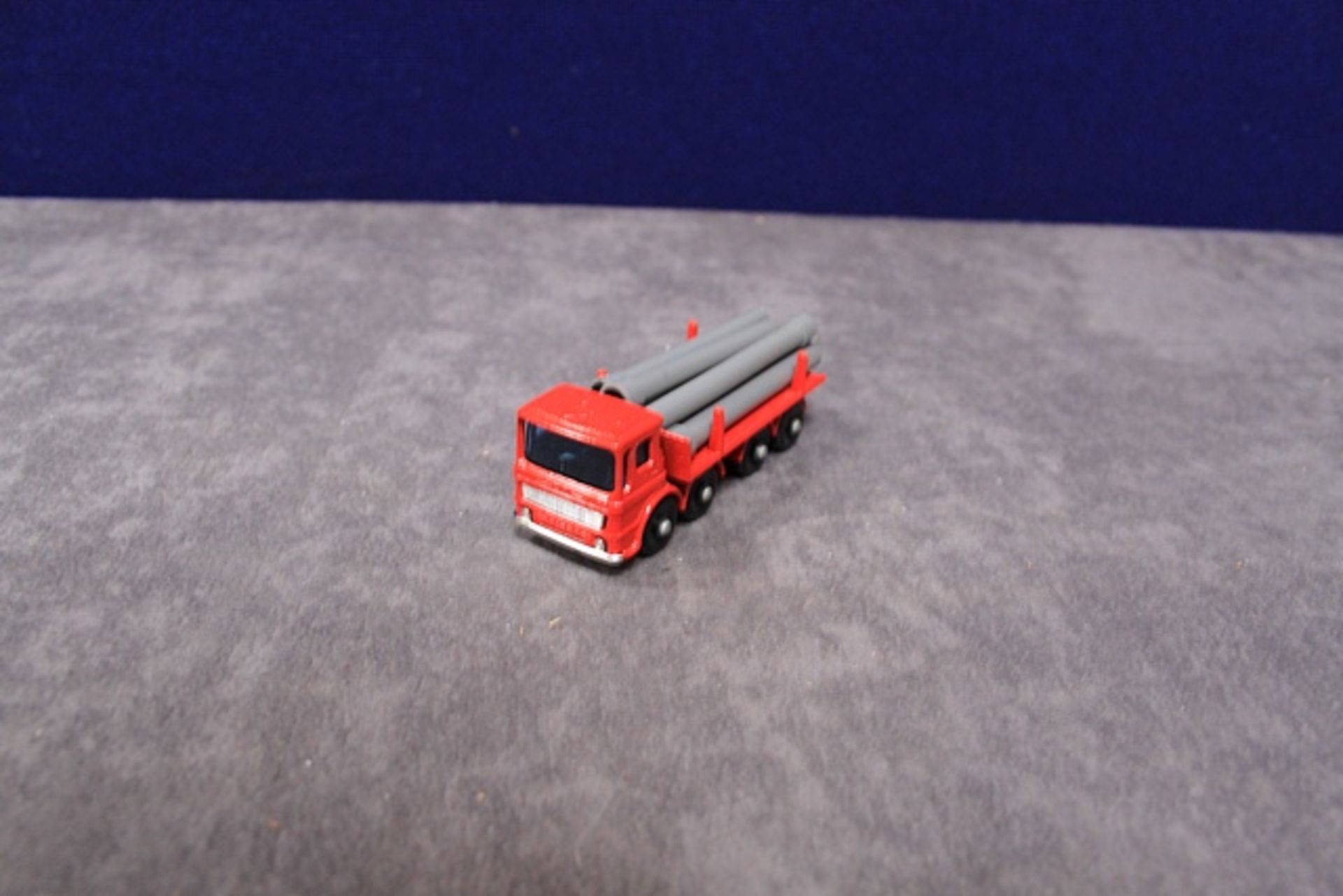 Mint Matchbox Series A Lesney Product Diecast # 10 Pipe Truck With 7 Pipes With Near Mint E Type - Image 2 of 3