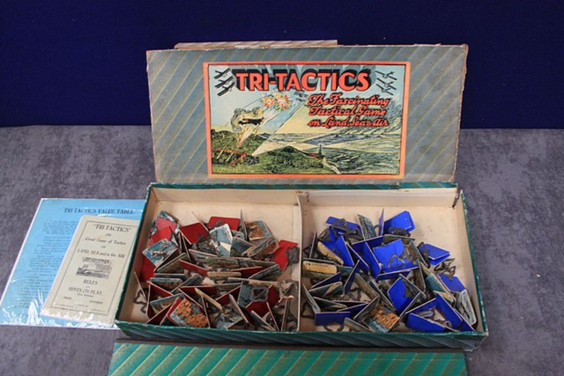 H P Gibson & Son Ltd Tri-Tactics The Fascinating Tactical Game On Land, Sea & Air In Box