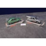 2x Norev Diecast models in boxes comprising of; 895 Citroen BX in green & 895 Citroen BX in Silver