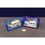 2x Corgi Diecast Models, Comprising Of; 57901 Land Rover Military Police, CC06305 Daimler