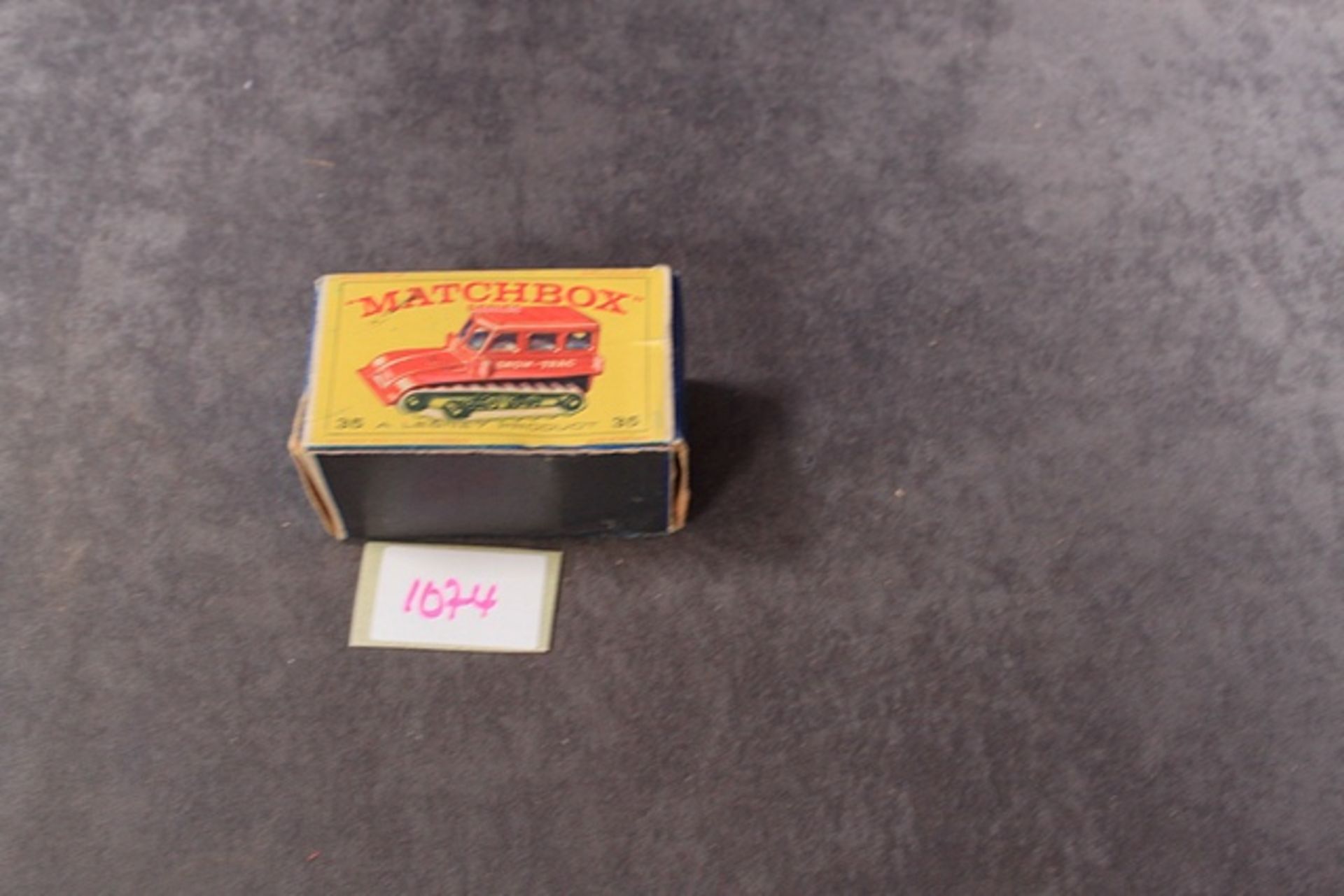 Mint Matchbox A Lesney Product #35 Snow-Trac excellent E Type box - Image 3 of 3