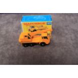 Mint Matchbox A Lesney Product #63 Dodge Crane Truck in crisp F Type Boxes