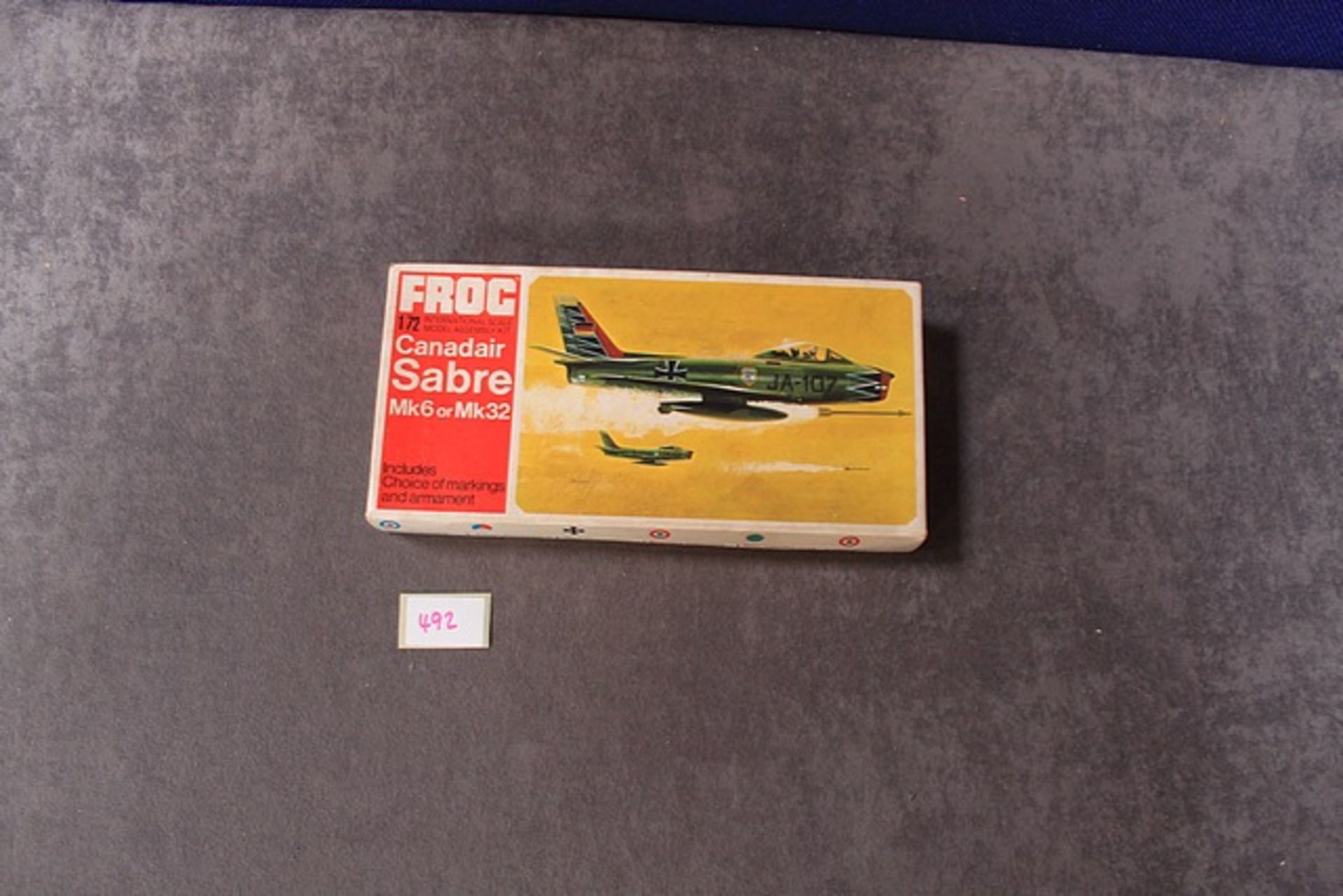 Frog Authentic Scale 1/72 Models Cat No F267 Canadair Sabre Mk 6 or Mk 32 contents sealed in box